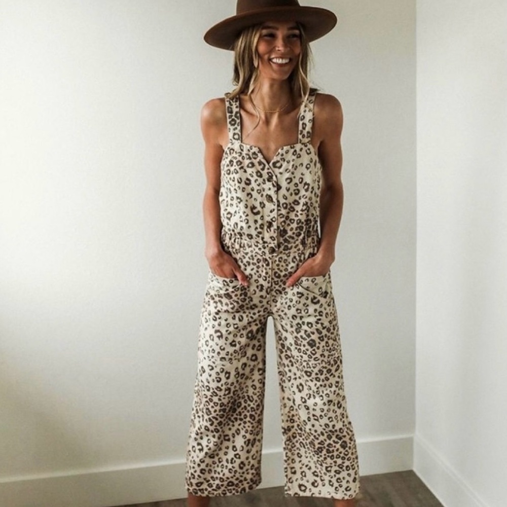 Shop maxwell- leopard overalls